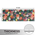 thumbnail image 5 of Kitchen Rugs Sets Of 2,Pioneer Flower Floral Print Pattern Anti Fatigue Kitchen Mat Rugs Non Slip Washable,Decorative Kitchen Floor Mats for Kitchen,Sink,Laundry,17"X47", 5 of 5