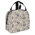 thumbnail image 2 of Easygdp Compass And Mountains In Bicycle Wheels Bolsa Térmica Premium - Tela Oxford Impermeable, Gran Capacidad, Bolsillo Frontal, Unisex para Trabajo, Escuela, Actividades al Aire Libre y Picnics, 2 of 8