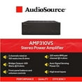 thumbnail image 3 of Audiosource AMP310VS 2-Channel Analog Power Amp - 150 Watts per Channel, 3 of 3