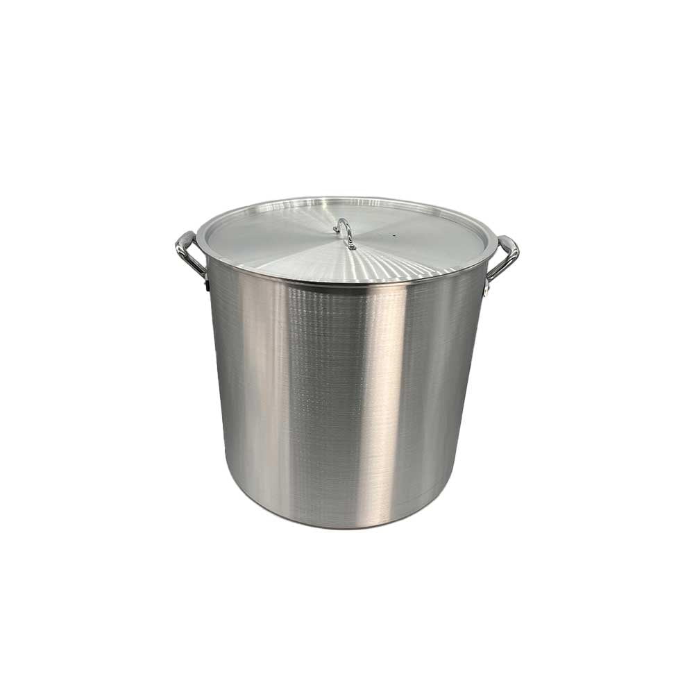 Nexgrill 120 Qt. Aluminum Stock Pot with Strainer Basket and Lid