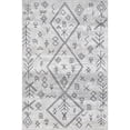 thumbnail image 2 of nuLOOM Paige Machine Washable Moroccan Motif Area Rug, 5' x 7' 6", Grey, 2 of 2