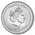 thumbnail image 2 of 2023 Samoa 1 oz Silver Four Guardians - White Tiger BU, 2 of 2