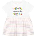 thumbnail image 3 of Inktastic Grannys Girl Bright Flowers Girls Baby Dress, 3 of 5
