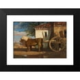 thumbnail image 2 of Alexandre-Gabriel Decamps 14x11 Black Modern Framed Museum Art Print Titled - Oxen Before a Farmhouse at Le Verrier (C. 1853), 2 of 5