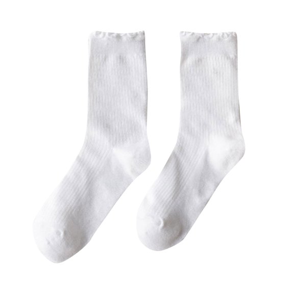 Yanyanz Toddler Socks, Womens Fuzzy Socks Winter Warm Soft Slipper Sleeping Cute Socks, Socks White One Size