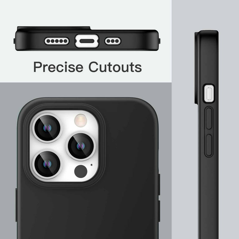  JETech Silicone Case for iPhone 15 Plus 6.7-Inch, Silky-Soft  Touch Full-Body Protective Phone Case, Shockproof Cover (Black) : Cell  Phones & Accessories