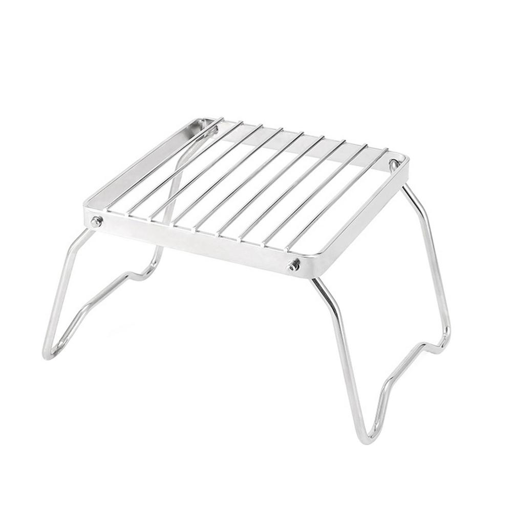 Julam Campfire Stand Camping Grill Folding Campfire Grill Barbecue