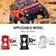 thumbnail image 5 of Placa de montaje de batería Ounissouiy para coche RC 1/24 Axial SCX24 Rojo, 5 of 6