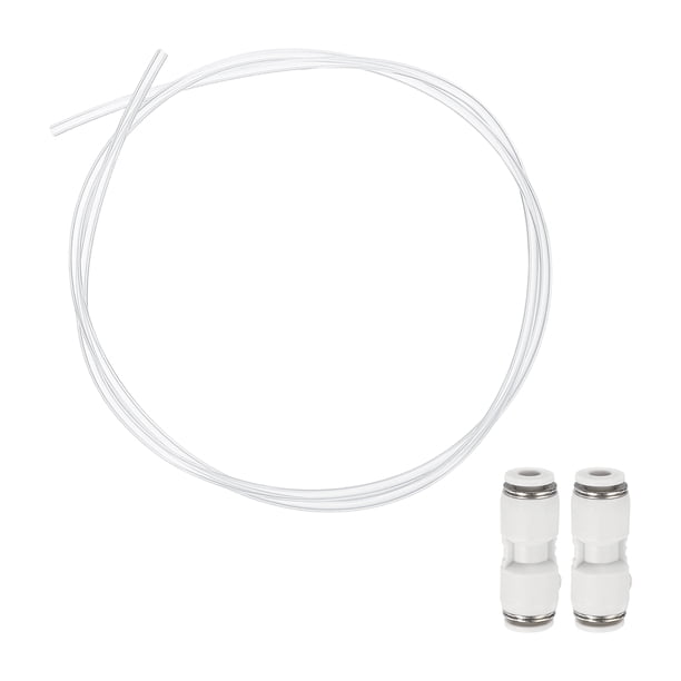 Manguera de tubo de 3.28 pies, tubo alimentador de filamento ultra suave de 2 mm ID x 4 mm OD