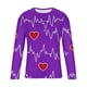 thumbnail image 4 of Blusas y camisas de manga larga y cuello redondo para hombre, camisetas casuales con estampado de moda y cuello redondo, blusas de licra de manga corta para hombre., 4 of 5