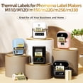 thumbnail image 4 of Etiquetas Térmicas Transparentes Phomemo para M110/M120/M220/M150/M250, 4 of 8