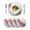 Multicolor, variant on Baseball Round 15 Inch Placemats Set of 4, Red White Texture Sports Ball Minimalist HeatResistant Non Slip Place Mats for Dining Table, Wipeable Braided Kitchen Table Mats for Housewarming