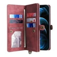thumbnail image 2 of Wallet Case Compatible with  13 Mini  2 in 1 Wallet Protective Flip Cover with Detachable Magnetic Wallet  PU Leather Wallet with Lanyard  12 Card Slots, 2 of 12