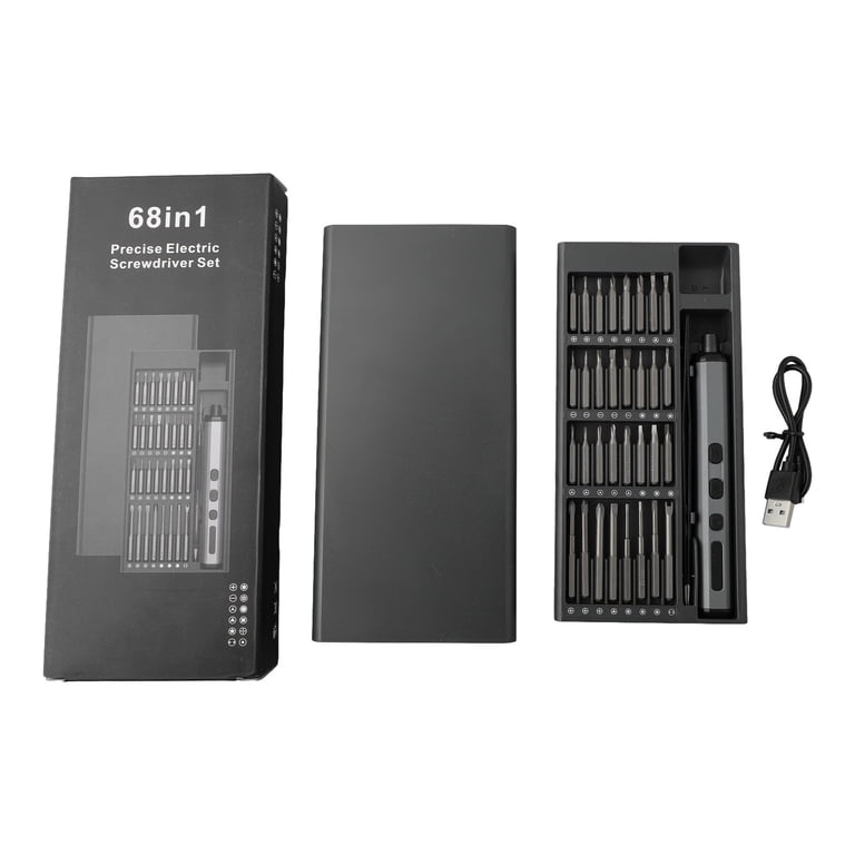 68 in 1 Cordless Electric Screwdriver Set Precision Magnetic Screw