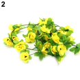 thumbnail image 3 of Artificial Flower 3D Not Wither Vibrant Multicolor Artificial Wreath Flowers Ornament for Home Red, 3 of 13