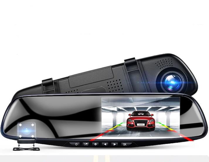 HD 1080P 2.8" LCD Car Camera Rearview Mirror Dash Vehicle DVR Video Recorder MA 