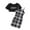 Black, variant on Gbsyewxs Girls Outfits 2 Piece Short Sleeve Crew Neck Letter Print Tops And Strappy Plaid Dress Set Fashion Summer Girls Clothes Set Red Size 5-6 Years