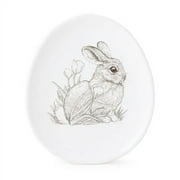 Burton & Burton Plate Sketched Brown Bunny