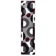 thumbnail image 2 of Rugshop Modern Circles Area Rug Runner, 2' x 7'2", Burgundy, 2 of 2