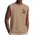 thumbnail image 3 of Longantii Sleeveless Shirts for Men Muscle Summer Men Tank Tops Tropical Graphic Shirts Casual Workout Vacation T-Shirts, 3 of 6