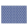 thumbnail image 1 of Turkish Pattern Cutting Board, Blue and White Intricate Mosaic Inspired by Art, Decorative Tempered Glass Cutting and Serving Board, Large Size, Royal Blue Pale Blue, by Ambesonne, 1 of 1