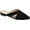 Black, variant on Womens Giada Slip On Almond Toe Mules Flats