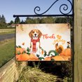 thumbnail image 3 of Happy Thanksgiving Beagle with Turkey Pumpkins Autumn Vibes Horizontal Metal Aluminum Sign Beagles Dog Lover Gifts Idea Wall Art Home Decor - 12018, 3 of 5