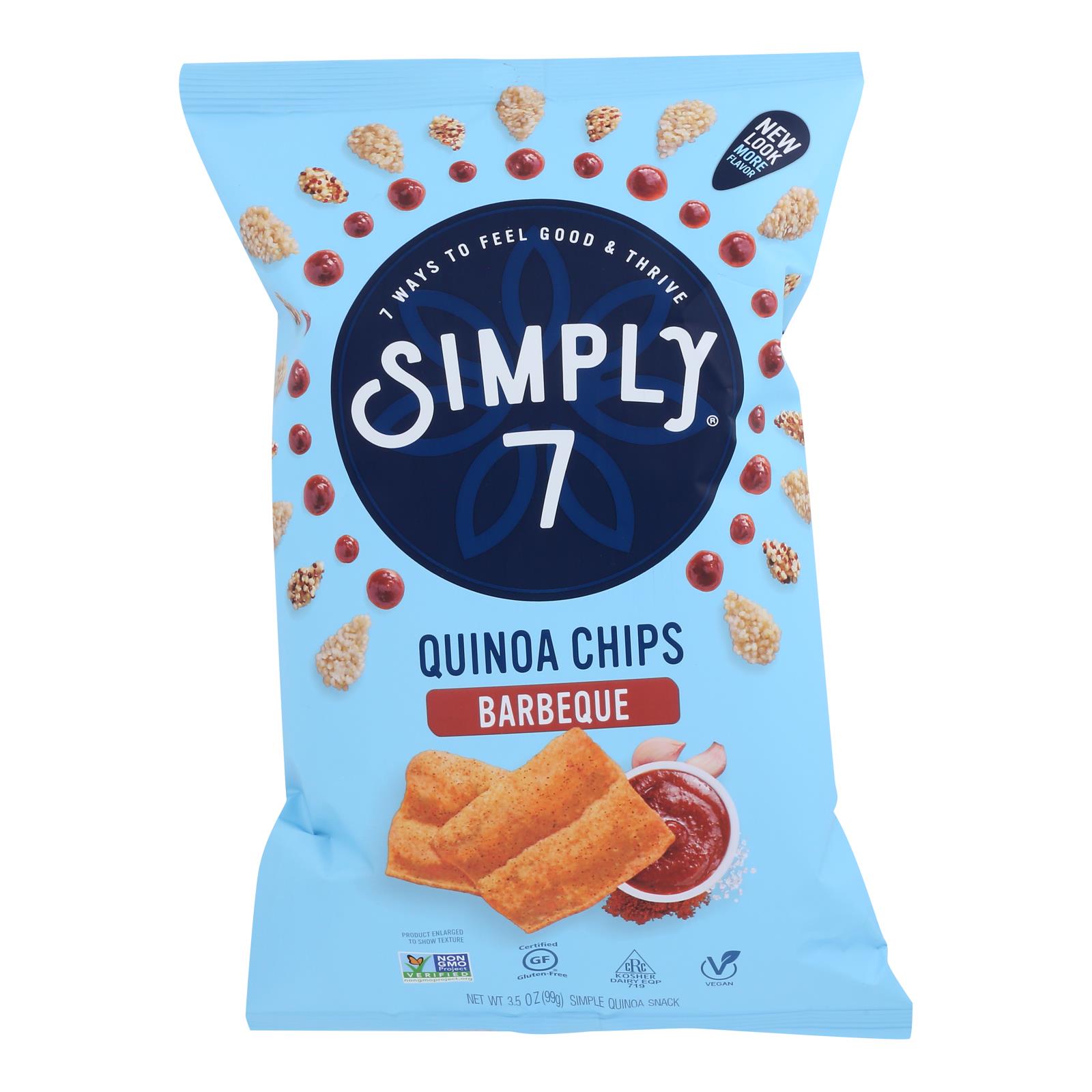 Simply 7 Chips Quinoa Barbeque Case of 83.5 OZ