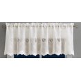 thumbnail image 2 of Warm Home Designs Natural Vintage Leaf Embroidered Valance. EMC Natural Valance, 2 of 5
