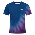 thumbnail image 4 of JAJAHO Mens Crew Neck T Shirt Tie Dye Raglan Short Sleeve Comfortable Casual Beach Graphic Tee Tropical Printed Summer Hawaiian Shirts Trendy Tops, 4 of 4