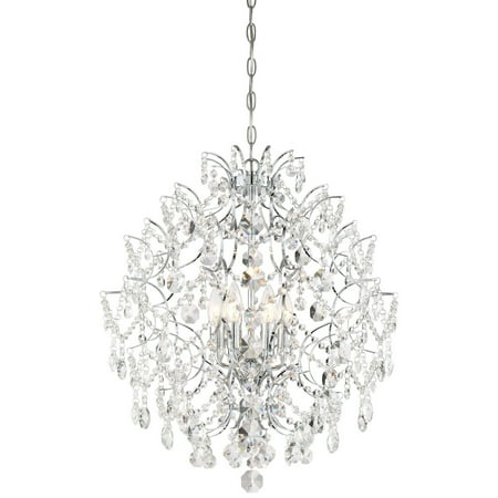 Minka Lavery Isabellas Crown 6 Light Chandelier - Chrome