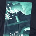 thumbnail image 2 of Batman: Caped Crusader In The Shadows Women's Loose T-Shirt, Navy, Small, 2 of 5