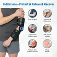 thumbnail image 6 of Orthomen Hinged ROM Elbow Brace, Adjustable Post OP Elbow Brace Stabilizer Splint Arm Injury Recovery Support After Surgery，Mam & Women(Left), 6 of 6