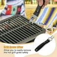 thumbnail image 4 of Topcobe 100% Cast Iron Hibachi Grill with Grill Grate Lifter, Outdoor Patio Furniture, 4 of 7