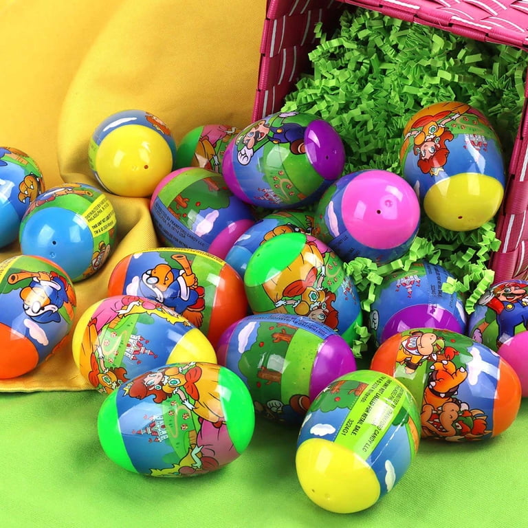 Frankford Super Mario Easter Eggs with Fruity Chewy Candy, 100 ct