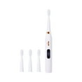thumbnail image 2 of Fiudx Cepillo de Dientes Eléctrico, Pantalla Lcd de 9 Velocidades, 4 Cabezales de Repuesto, Resistencia Al Agua Ipx7, Recargable Por Usb, 30 Días de Duración de La Batería, Ideal para Viajes, Blanco/, 2 of 6