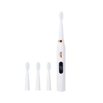 Jubipavy Electric Toothbrush with 4 Brush Heads New Portable Smart 9 Speed Electric Toothbrush