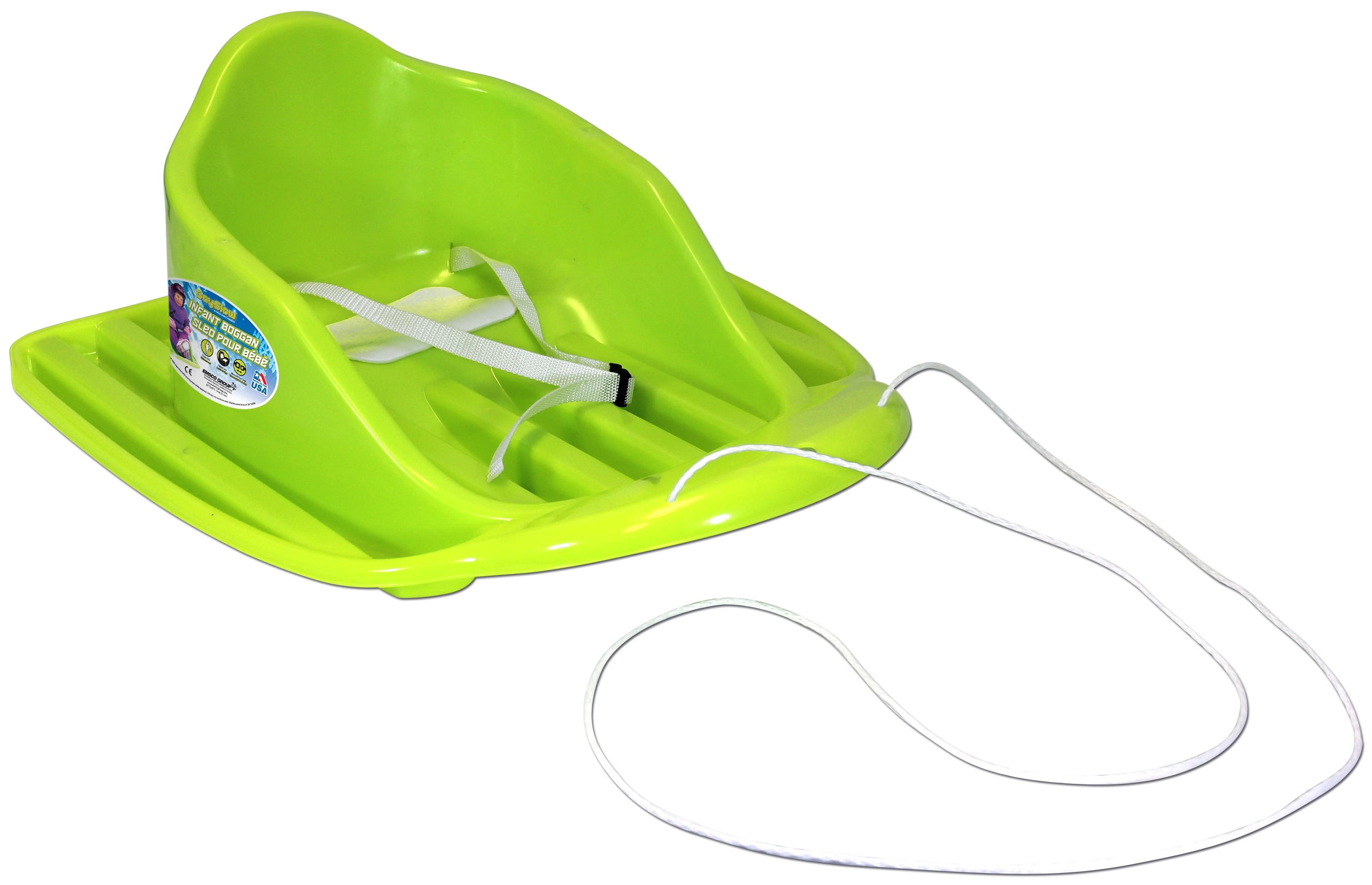 ESP Toddler Sled – Ergonomic and Child Safe Design – Neon Green