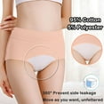 thumbnail image 4 of sovlvnd Deals Seamless Panties for Women Sexy 3pcs Women's Menstrual Leak Proof Menstrual Pants High Waist Waist Women's Physiological Pants Panties for Women Underwear for Women Panties, 4 of 5