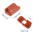 thumbnail image 2 of 21mm Zipper Pull Cord Ends Zip Clip Buckle Rope End Lock for Backpacks, Brown, 100 Pack, 2 of 5