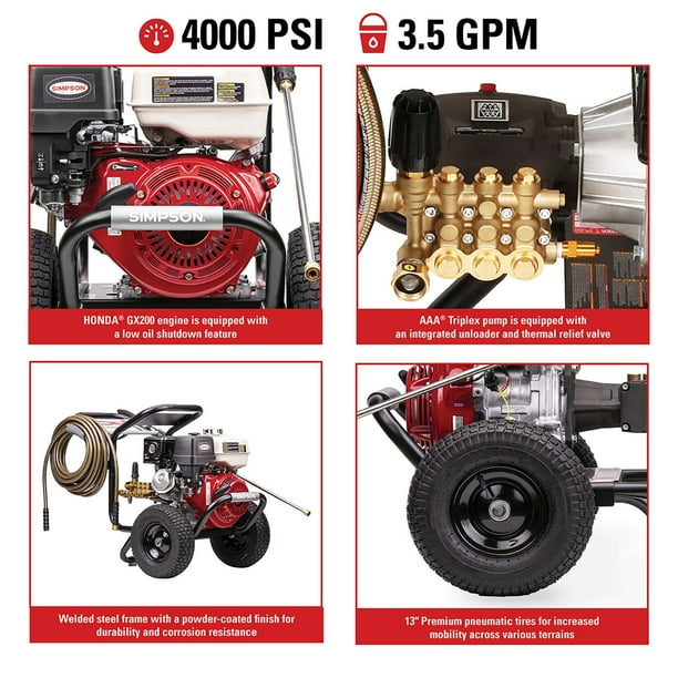 PowerShot PS60869 49-State 4000 PSI at 3.5 GPM HONDA® GX270