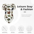 thumbnail image 4 of Easygdp Divers Tortue pour Maillot de Bain une Pièce pour Femmes Ajusté Col Rond Justaucorps Maillot de Bain Athlétique avec Boucle Dissimulée-Petit, 4 of 7
