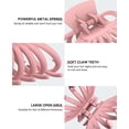 thumbnail image 3 of (Juego de 4) Pinzas para el cabello para mujeres - Pinzas grandes antideslizantes mate para cabello grueso y fino, 4,7 pulgadas, pinzas para el cabello grandes de moda, accesorios para peinar el cabello, regalos de Navidad para mujeres y niñas Rojo Verde, 3 of 5