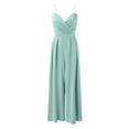 thumbnail image 5 of gvdentm Tummy Control Jumpsuit for Women Womens Overalls Wide Leg Jumpsuits Casual Summer Rompers Loose Sleeveless Straps Outfits Mint Green,S, 5 of 5