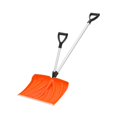 thumbnail image 3 of S SERENABLE Pelle à Neige Ergonomique à Double Poignée Pousse-Neige pour Patio, Voiture, Allée Orange, 3 of 9