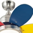 thumbnail image 4 of Westinghouse Roundabout 30 in. Brushed Nickel Finish Reversible Blades (Multi-Color/White) Opal Frosted Glass, 4 of 5