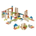 thumbnail image 2 of Roba Wooden Marble Run Set - 100 Pieces, 20 Glass Marbles & 80 Building Blocks, Children Ages 3 and up, 2 of 7