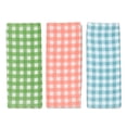 thumbnail image 2 of Mainstays 3pk Hand Towels, 100% Soft Cotton, Gingham, 2 of 5