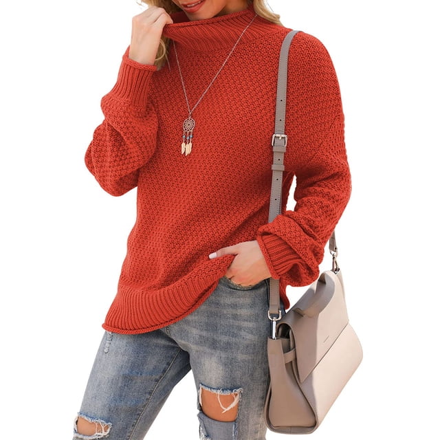 Jersey de cuello alto de gran tamaño Sweater Jouica para mujer