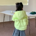 thumbnail image 5 of CSCHome Girls Winter Puffer Coat for Kids Baby,2-8Y Toddler Winte Warm Hooded Puffer down Jacket Lightweight New Cute Autumn Winter down Outwear, 5 of 8